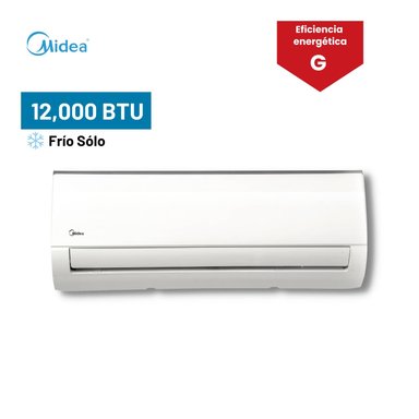 AIRE ACONDICIONADO MIDEA SPLIT PARED ON/OFF 12000 BTU