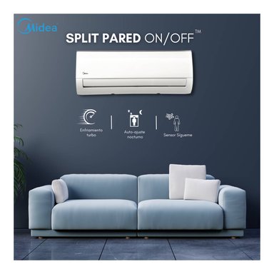 AIRE ACONDICIONADO MIDEA SPLIT PARED ON/OFF 12000 BTU - 3