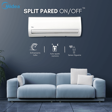 AIRE ACONDICIONADO MIDEA SPLIT PARED ON OFF  24000 BTU - 4