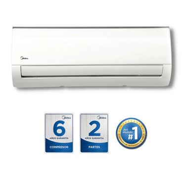 AIRE ACONDICIONADO MIDEA 18000 BTU ON OFF SPLIT PARED - 2