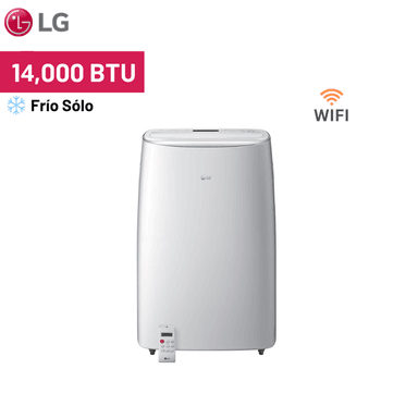 AIRE ACONDICIONADO PORTÁTIL LG 14,000 BTU FRÍO SOLO LP1419IVSM - 1