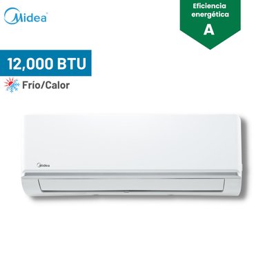 AIRE ACONDICIONADO SPLIT MIDEA 12000 BTU PARED INVERTER FRÍO CALOR