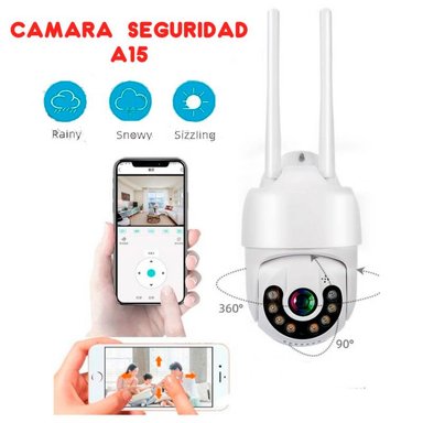 CÁMARA A15 VIGILANCIA IP WIFI EXTERIORES PTZ EL HOGAR MODELO