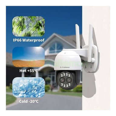 CÁMARA SEISA IP DOMO EXTERNA FULL HD ZOOM OPTICO 8X TV-9825G-4MP-M4