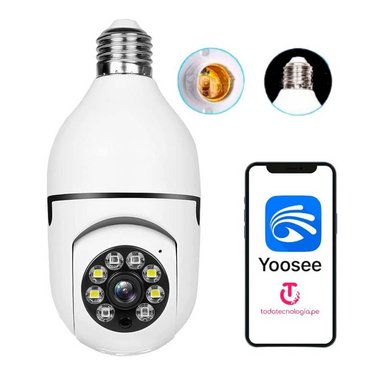 CÁMARA DE SEGURIDAD SEISA E27 FORMA FOCO INTELIGENTE VISION NOCTURNA