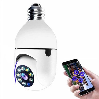 CÁMARA DE SEGURIDAD SEISA E27 FORMA FOCO INTELIGENTE VISION NOCTURNA - 2