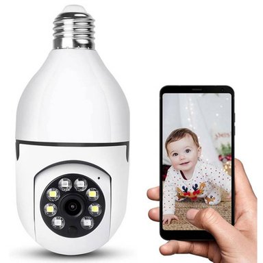 CÁMARA DE SEGURIDAD SEISA E27 FORMA FOCO INTELIGENTE VISION NOCTURNA - 3