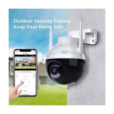 CÁMARA DE SEGURIDAD SEISA A18 IP EXTERIOR WIFI SENSOR MOVIMIENTO PTZ