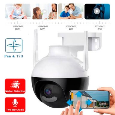 CÁMARA DE SEGURIDAD SEISA A18 IP EXTERIOR WIFI SENSOR MOVIMIENTO PTZ 3MB