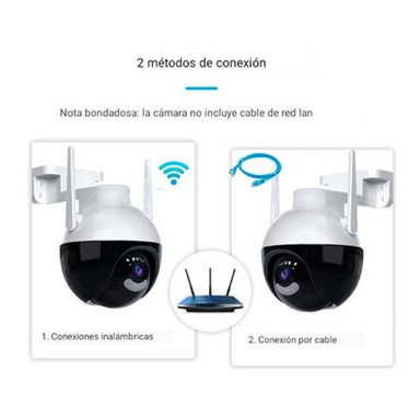 CÁMARA DE SEGURIDAD SEISA A18 IP EXTERIOR WIFI SENSOR MOVIMIENTO PTZ 3MB - 4