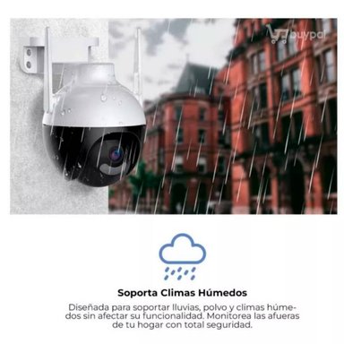 CÁMARA DE SEGURIDAD SEISA A18 IP EXTERIOR WIFI SENSOR MOVIMIENTO PTZ 3MB - 5