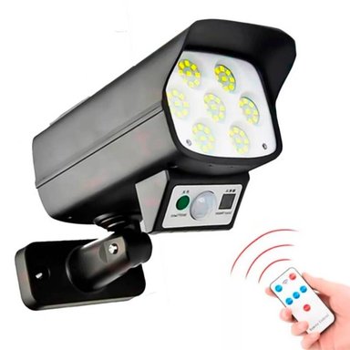 LÁMPARA GL-2163 SOLAR FORMA CAMARA SEGURIDAD SENSOR MOVIMIENTO