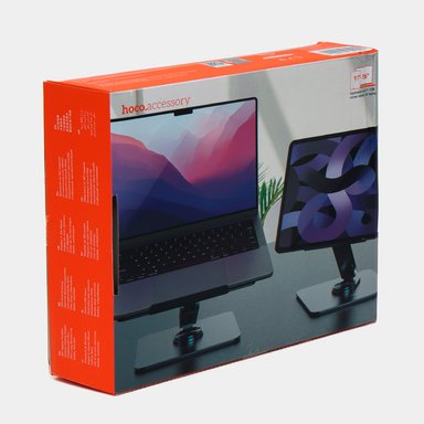 SOPORTE LAPTOP Y TABLET HOCO PH52 HIDRAULICO PLEGABLE REGULABLE - 5