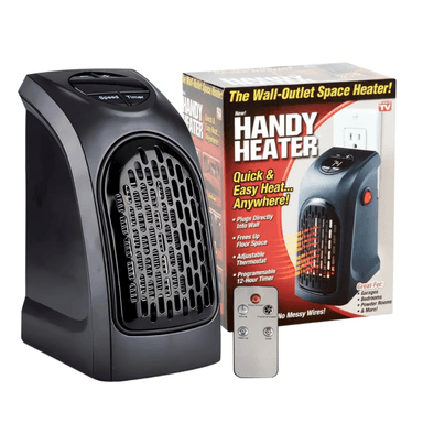 ESTUFA CALENTADOR CALEFACTOR ELÉCTRICO PORTÁTIL 400W + CONTROL REMOTO