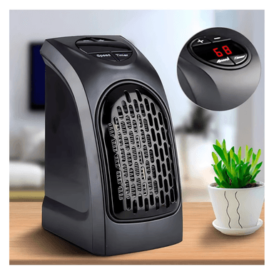 ESTUFA CALENTADOR CALEFACTOR ELÉCTRICO PORTÁTIL 400W + CONTROL REMOTO - 2