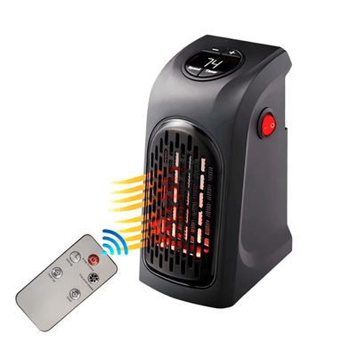 ESTUFA CALENTADOR CALEFACTOR ELÉCTRICO PORTÁTIL 400W + CONTROL REMOTO - 3