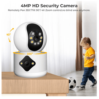 CÁMARA WIFI SEGURIDAD VIGILANCIA 360° DUAL LENTE FHD AUDIO BIDIRECCIONAL - 3
