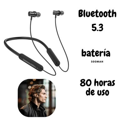 AUDÍFONOS HOCO INALÁMBRICO ES70 BLUETOOTH DEPORTIVOS HASTA 80HRS - 1