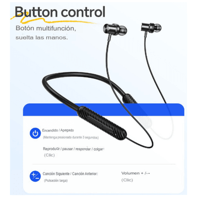 AUDÍFONOS HOCO INALÁMBRICO ES70 BLUETOOTH DEPORTIVOS HASTA 80HRS - 4