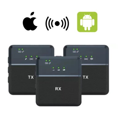 MICROFONO INALAMBRICO GAMING STREAMING SOLAPERO PROFESIONAL PORTATIL