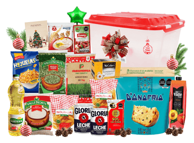 CANASTA NAVIDEÑA LIMAQ 3 CAJA MÓVIL (PRODUCTOS DIVERSOS)