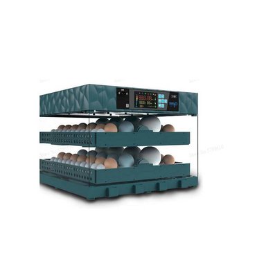 INCUBADORA AUTOMÁTICA VERDE PARA 128 HUEVOS DUAL 220V-12V