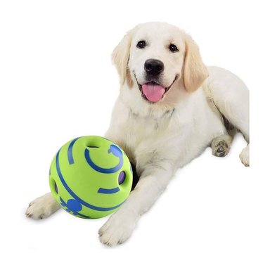 JUGUETE PERRO PELOTA CON SONIDO 14CM