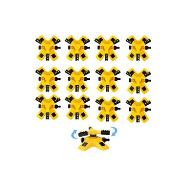 ASPERSOR DE JARDÍN 3 BRAZOS 12 BOQUILLAS X 12 UNIDADES