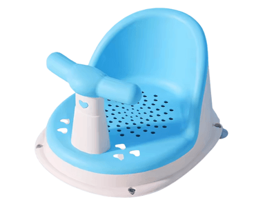 ASIENTO DE BAÑO DUCHA PARA BEBÉ COLOR CELESTE