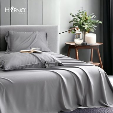 SET SÁBANAS HYPNO HOME 2 PLAZAS BAMBÚ GRIS