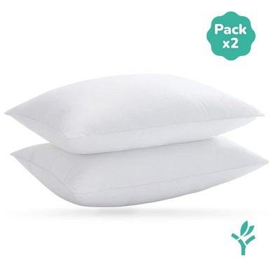 PACK 2 ALMOHADAS HYPNO HOME BLANCO DE MICROFIBRA SILICONADA 1200GR CU