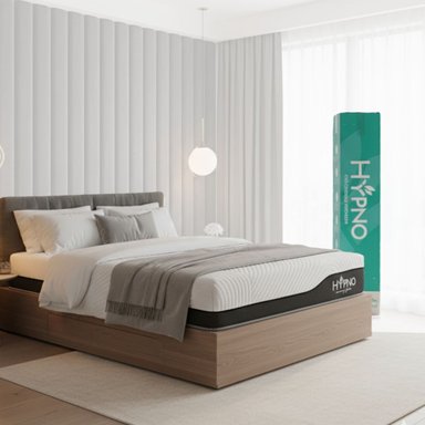 Colchón de Memory Foam Hypno king Con Funda Bambú - 1