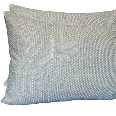 FUNDA DE ALMOHADAS IMPERMEABLE 50X70CM DE BAMBU X2 UNIDS GRIS - 2