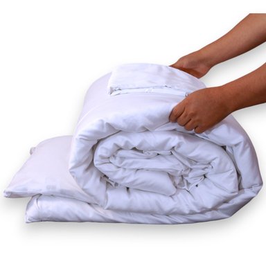FUNDA PLUMÓN HYPNO HOME 2 PLAZAS BAMBÚ BLANCO LISOS - 2
