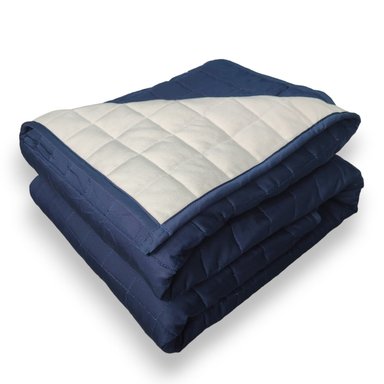 MANTA HYPNO HOME AZUL MARINO PESADA ANTIESTRES 4 5 KG