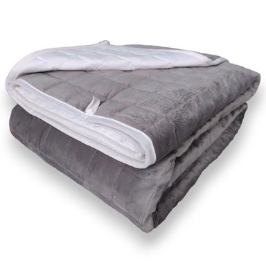 MANTA HYPNO HOME GRIS PESADA ANTIESTRES 4 5 KG BLANCO