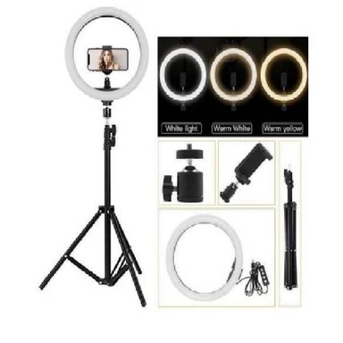 ARO LUZ LED ANILLO 30 CM FOTOGRAFIA VIDEO + TRIPODE 2.1 METROS - 4