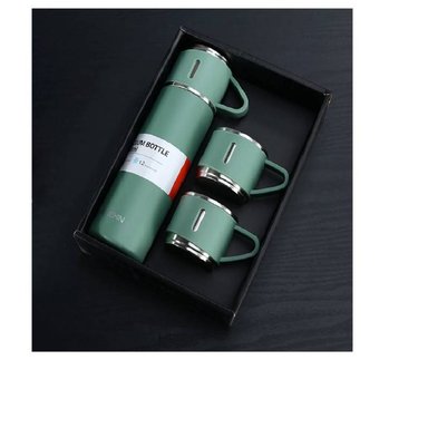 SET TERMO ACERO INOXIDABLE 3 PIEZAS 500ML