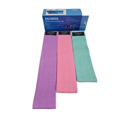 SET DE 3 BANDAS DE TELA ENTRENAMIENTO EJERCICIOS RACINESS - 6