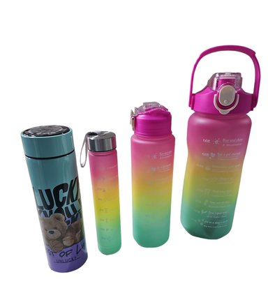 SET 3 TOMATODOS DEPORTIVOS MAS TERMO DIGITAL 500 ML