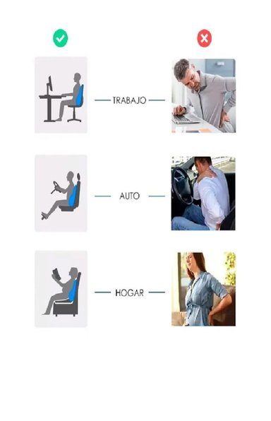 COJÍN RESPALDAR LUMBAR ERGONÓMICO EN VISCOELÁSTICO Y GEL REFRESCANTE - 4