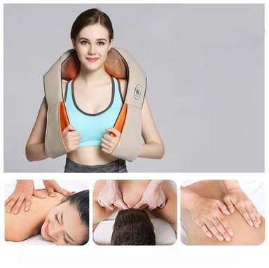 MASAJEADOR CUELLO ESPALDA HOMBROS CALOR INFRARROJO