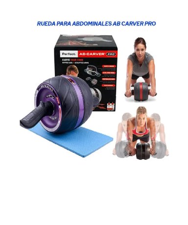 RUEDA DE ENTRENAMIENTO PARA EJERCICIO ABDOMINAL AB CARVER PRO