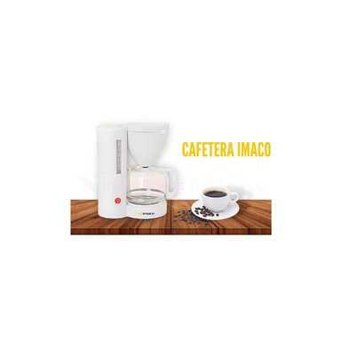 CAFETERA IMACO ICM608 PARA 6-8 TAZAS BLANCO - 4