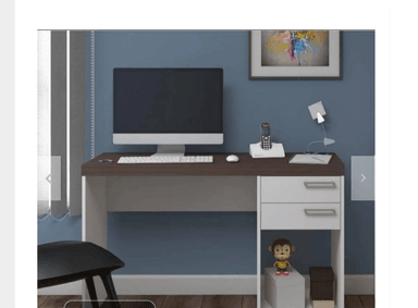 ESCRITORIO NACION MUEBLES ALEMAN 120 CM X 44 CM BLANCO VINTAGE