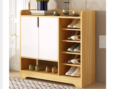 ZAPATERA NACION MUEBLES GIORGI MADERA CLARA MODERNA