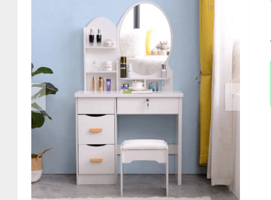 TOCADOR NACION MUEBLES POLAR BLANCO HUMO - 2