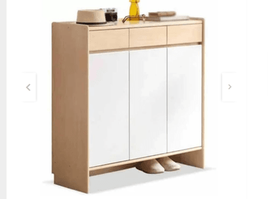 ZAPATERA NACION MUEBLES AXEL BEIGE MODERNA