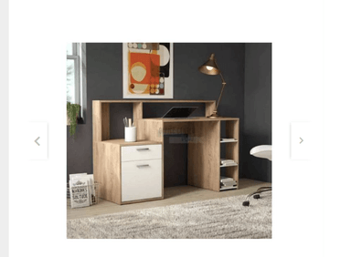 ESCRITORIO NACION MUEBLES MELAMINA 140 CM X 54 CM ISLA SAM ARCHIVADOR