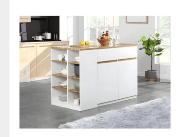 ISLA DE COCINA NACION MUEBLES OTTIS 3 CAJONES MODERNA - 1